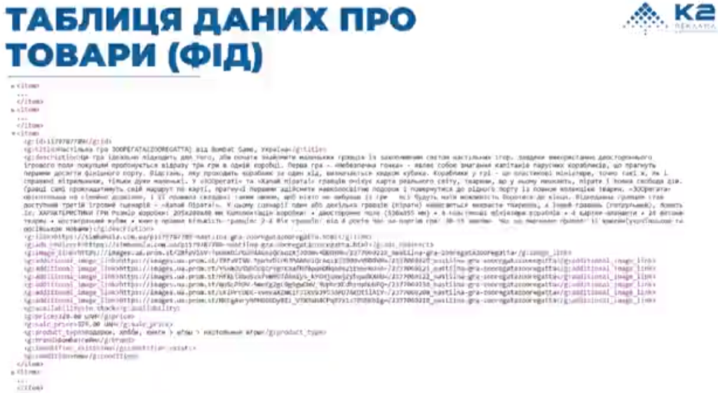 Фід в xml-форматі