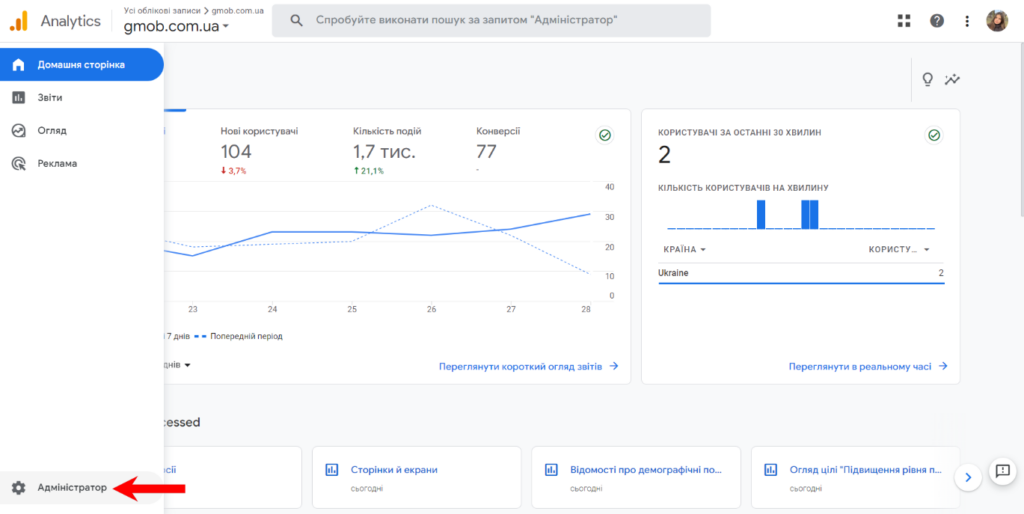 Як вимкнути внутрішній трафік в Google Analytics 4