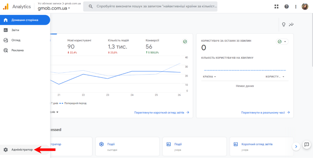 Як відстежувати пошук на сайті в Google Analytics 4